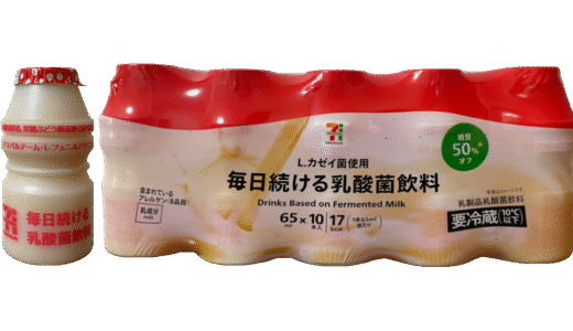 【セブンプレミアム】毎日続ける乳酸菌飲料 65ml×10本入